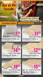 Hornbach Blockhausprofil im Prospekt 