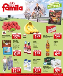 Aktueller famila Nordost Supermärkte Prospekt für Wustermark: besser als gut! mit 24} Seiten, 06.05.2024 - 11.05.2024
