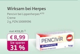 Pencivir Bei Lippenherpes bei mea - meine apotheke im Prospekt "" für 8,99 €