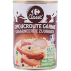 Choucroute Garnie - CARREFOUR CLASSIC - Supermarchés Match à Villeneuve-d'Ascq Choucroute Garnie - CARREFOUR CLASSIC en promo chez Supermarchés Match Villeneuve-d'Ascq à 2,97 €
