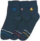 Netto mit dem Scottie Dresden - 3 Paar maritime Kurzschaft- Socken Angebot im Prospekt 3 Paar maritime Kurzschaft- Socken bei Netto mit dem Scottie im Dresden Prospekt für 3,99 €