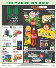 Coca Cola im Marktkauf Prospekt "Aktuelle Angebote" mit 22 Seiten (Warendorf)
