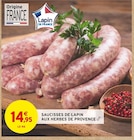 Promo Saucisses de lapin à 14,95 € dans le catalogue Intermarché à Saint-Georges-de-Noisné