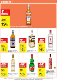 Prix et réduction Gin dans le prospectus Carrefour en cours Offre Gin dans le catalogue Carrefour du moment à la page 73