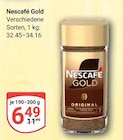 Gold Angebote von Nescafé bei GLOBUS Weinheim für 6,49 €