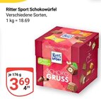 Schokowürfel im Angebot bei GLOBUS in Ludwigshafen Schokowürfel Angebote von Ritter Sport bei GLOBUS Ludwigshafen für 3,69 €