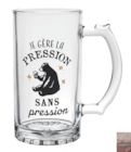 Chope à bière - Bazarland à Agen Chope à bière en promo chez Bazarland Agen à 2,49 €