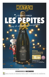 Champagne Angebote im Prospekt "LES PEPITES vins & alcools d'exception" von Supermarchés Match auf Seite 1