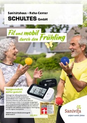 Aktueller Schultes GmbH Prospekt mit Blutdruckmessgerät, "Fit und mobil durch den Frühling", Seite 1