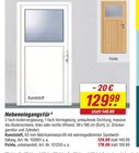 Nebeneingangstür Kunststoff im aktuellen toom Baumarkt Prospekt