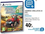 Farming simulator 25 ps5 - Giants à 40,28 € dans le catalogue E.Leclerc