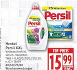Persil XXL Vollwaschmittel von Henkel für 15,99 € bei EDEKA im Angebot Persil XXL Vollwaschmittel von Henkel im aktuellen EDEKA Prospekt