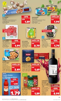Pesto Angebot im Kaufland Prospekt, gültig von 09.10.2025 bis 15.10.2025 Pesto Angebot im aktuellen Kaufland Prospekt auf Seite 23