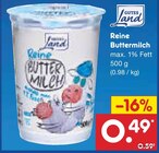 Reine Buttermilch Angebote von Gutes Land bei Netto Marken-Discount Peine für 0,49 €