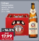 Hefeweissbier Angebote von Erdinger bei Getränke König Augsburg für 17,99 €