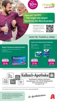 Aktueller mea - meine apotheke Prospekt (Kalbach, 4 Seiten zum blättern mea - meine apotheke Prospekt Unsere September-Angebote mit 4 Seiten