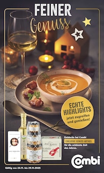 combi Prospekt der Woche "Sonderangebote" Seite 1, 24.11.2025 bis 29.11.2025 für Altenbeken Aktueller combi Prospekt "Sonderangebote" Seite 1 von 4 Seiten für Altenbeken