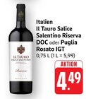 Salice Salentino Riserva DOC im Angebot bei E center in Kirchheim Salice Salentino Riserva DOC Angebote von Il Tauro bei E center Kirchheim für 4,49 €
