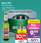 Aktuelle Becks Angebote bei Netto Marken-Discount in Magdeburg Aktuelles Pils Angebot bei Netto Marken-Discount in Magdeburg ab 9,99 €