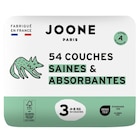 Couches Saines & Absorbantes - JOONE PARIS en promo à 13,22 € chez Carrefour Couches Saines & Absorbantes - JOONE PARIS dans le catalogue Carrefour