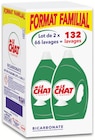 Lessive liquide l'expert bicarbonate 2x66 lavages(b) - Le Chat en promo chez Intermarché Castres à 16,95 €