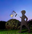 LED Solar Gartenstecker Junge mit Kescher Angebote bei EDEKA Stade für 14,50 €