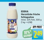 Herzstücke frische Schlagsahne im Angebot bei EDEKA in Pirmasens Herzstücke frische Schlagsahne Angebote von EDEKA bei EDEKA Pirmasens für 2,49 €