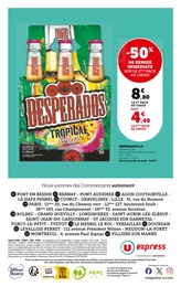 Prix et réduction Desperados Red dans le prospectus U Express en cours Offre Desperados Red dans le catalogue U Express du moment à la page 24