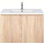 Mr.Bricolage Strasbourg - Promo Ensemble meuble de salle de bains 80 cm + miroir Promo Ensemble meuble de salle de bains 80 cm + miroir à 99,99 € dans le catalogue Mr.Bricolage à Strasbourg