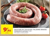 Intermarché Super Écrouves - Promo Saucisse de Toulouse Italienne Brasse Premier Plateau Promo Saucisse de Toulouse Italienne Brasse Premier Plateau à 9,95 € dans le catalogue Intermarché Super à Écrouves