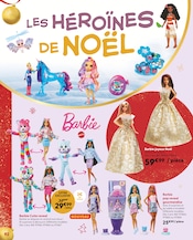 Promos Poupée Barbie dans le catalogue "LE TRAÎNEAU MAGIQUE" de La Grande Récré à la page 92