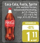 Coca-Cola, Fanta oder Sprite bei EDEKA im Prospekt "" für 1,11 €