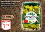 Gewürzgurken im Angebot bei GLOBUS in Erfurt Gewürzgurken Angebote von Spreewaldhof bei GLOBUS Erfurt für 1,69 €