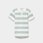 Polo manches courtes vert kaki garçon dans le catalogue La Halle