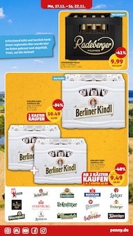 Bier im aktuellen Penny Prospekt (Berlin) Bier im Penny Prospekt "Wer günstig will, muss Penny." mit 48 Seiten (Berlin)