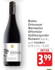 Affentaler Spätburgunder Rotwein Angebote von Ortenauer Weinkeller bei EDEKA St. Ingbert für 3,99 €