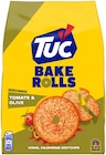 Bake Rolls Tomate & Olive Angebote von Tuc bei REWE Lutherstadt Wittenberg für 1,49 €