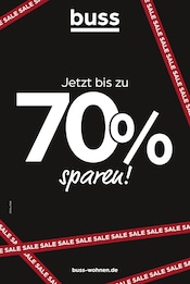 Aktueller buss Möbel & Einrichtung Prospekt in Vechta und Umgebung, "Jetzt bis zu 70% sparen" mit 4 Seiten, 22.11.2024 - 25.11.2024