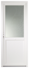 Porte de service vitré en pvc en promo à 245,00 € chez Brico Dépôt Porte de service vitré en pvc dans le catalogue Brico Dépôt
