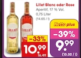 Lillet Blanc oder Rose bei Netto Marken-Discount im Prospekt "" für 9,99 €