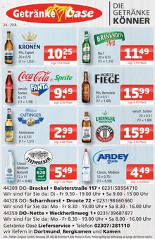 Erdinger im aktuellen Getränke Oase Prospekt (Herne) Erdinger im Getränke Oase Prospekt "Aktuelle Angebote" mit 1 Seiten (Herne)