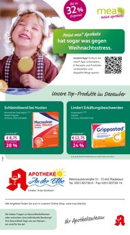 Aktueller mea - meine apotheke Prospekt "Unsere Dezember-Angebote" Seite 1 von 4 Seiten für Radebeul