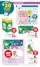 Offre Ariel dans le catalogue Super U du moment à la page 14