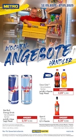Cola im Metro Prospekt in Wilnsdorf Aktueller Metro Prospekt mit Cola, "Wochenangebote Händler", Seite 1