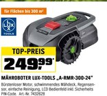MÄHROBOTER LUX-TOOLS „A-RMR-300-24“ bei OBI im Hünstetten Prospekt für 249,99 €