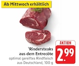Aktuelle Rindfleisch Angebote bei E center in Reutlingen Aktuelles Rindersteaks aus dem Entrecôte Angebot bei E center in Reutlingen ab 2,99 €