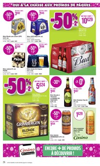 Promo Bière Sans Alcool dans le catalogue Géant Casino du moment à la page 26