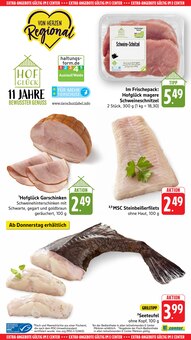 Schweinefleisch im aktuellen E center Prospekt (Offenbach (Main)) Schweinefleisch im E center Prospekt "Aktuelle Angebote" mit 63 Seiten (Offenbach (Main))
