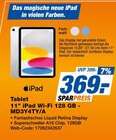 11” iPad Wi-Fi 128 GB im Angebot bei expert in Gütersloh 11” iPad Wi-Fi 128 GB Angebote von Apple bei expert Gütersloh für 369,00 €