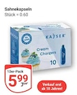 Aktuelle Backzubehör Angebote bei GLOBUS in Erlangen Aktuelles Sahnekapseln Angebot bei GLOBUS in Erlangen ab 5,99 €